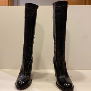 Kenneth Cole New York Black High Heel Boots-8.5M
